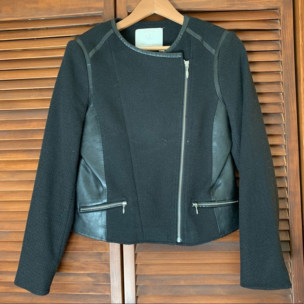 CHRISTIAN BERG Biker Jacket Blazer size 8